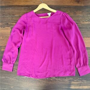 J. Crew Women's Fuchsia Blouse, Size S